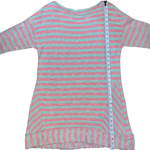 Soft Surroundings Size XL Preppy Boho Cozy Casual Dolman Sleeve Tunic Sweater - Picture 7 of 9